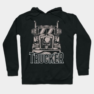 American Trucker - Truck Driver Hoodie